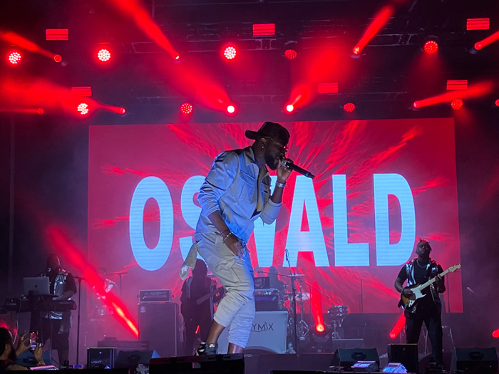 Oswald Haitian Singer performs live at Haitian Compas Festival 2023.