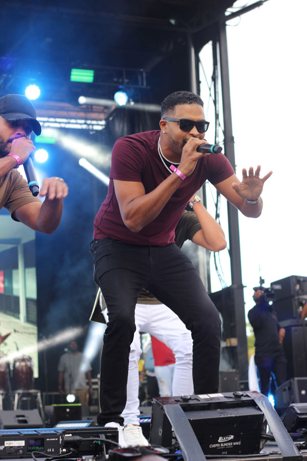 T-Ansyto perform live with Team Lobey at the 25th Annual Haitian Compas Festival. 