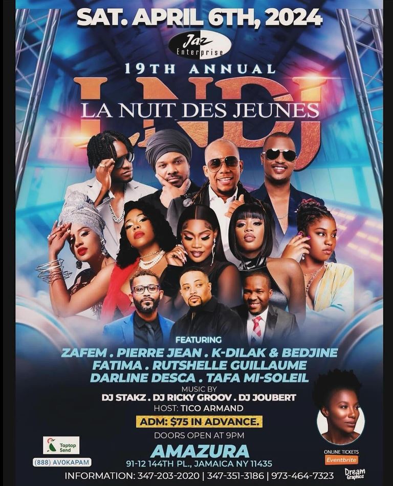 La Nuit Des Jeunes 2024. Presented by Jaz Enterprise.